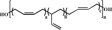 高官能度端羥基聚丁二烯結(jié)構(gòu)式